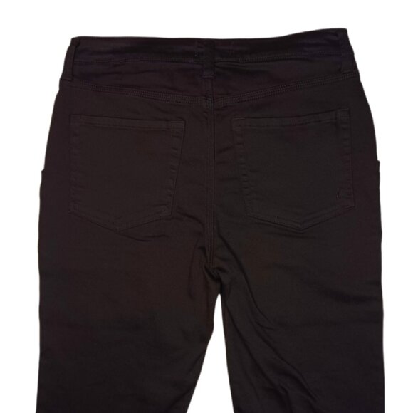 Joie Womens Size 6/28 Skinny Jeans Black Split Zippers Cargo Pocket Ladies Sz 6 - Picture 6 of 9